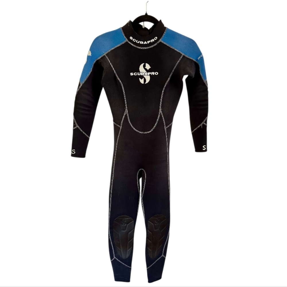 Scubapro Men's Black & Blue Full Wetsuit - One Piece Dive Suit